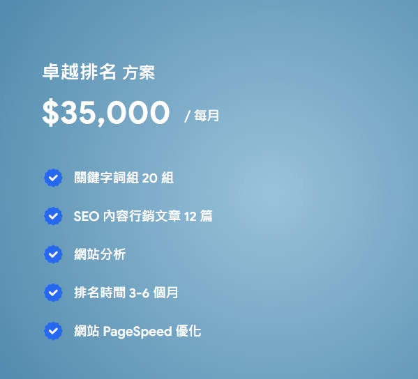 【卓越排名】AI賦能關鍵字，seo費用每月只要$35,000，保證無效退費！